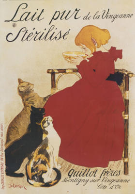 Lait Sterilise art print by Theophile-Alexandre Steinlen