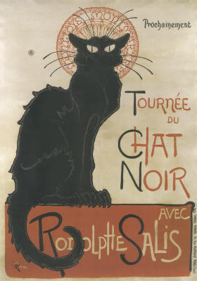 Tournee du Chat Noir art print by Theophile-Alexandre Steinlen