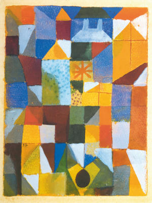 Cityscape with Yellow Windows