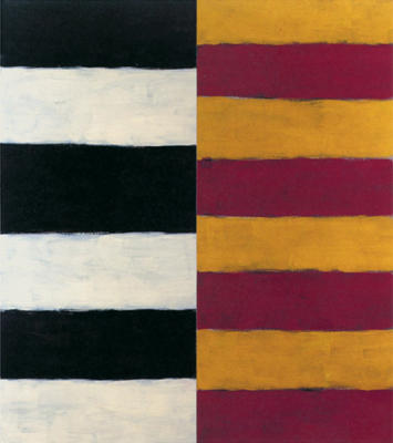 Four Large Mirrors, 1999 art print by Sean Scully