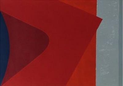 Rosso-blu, 2000 art print by Walter Fusi