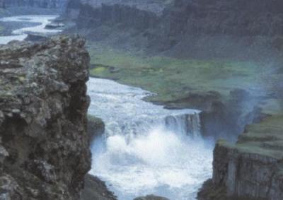 Rettarfoss, Iceland art print by Antonio Cereda