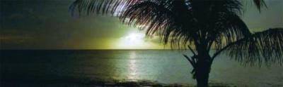 Sunset, Barbados art print by James Red