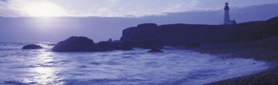 Yaquina Head Lighthouse - Oregon art print by John Lawrence