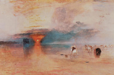 Calais Sands at Low Water art print by Joseph Mallord William Turner
