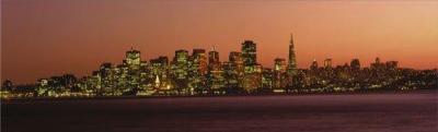San Francisco at Sunset art print by Lorentz Gullachsen