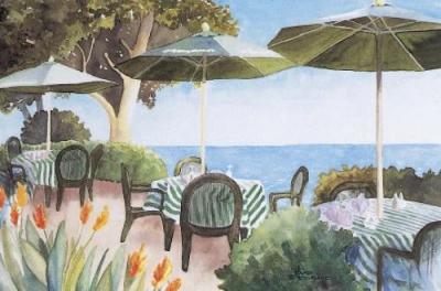 The Patio, 2001 art print by Maud Durland