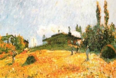 Station at Severs art print by Alfred Sisley