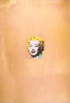 Gold Marilyn Monroe (Silkscreen print) art print by Andy Warhol