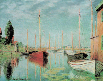 Barche sportive a Argenteuil art print by Claude Monet