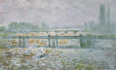 Charing Cross Bridge art print by Claude Monet