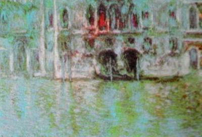 Il Palazzo Da Mula a Venezia art print by Claude Monet