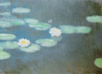 Nymph�as, 1898 art print by Claude Monet