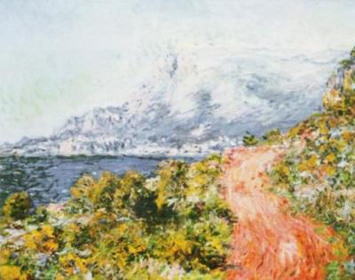 The Red Road, 1884 art print by Claude Monet