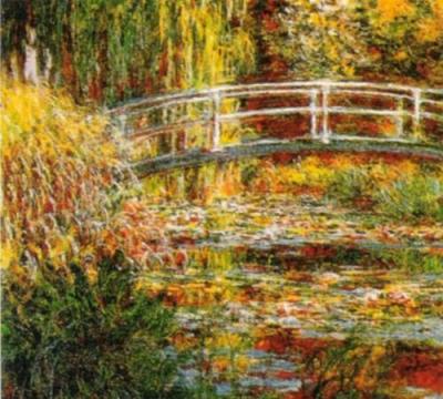 The water lily Pond art print by Claude Monet