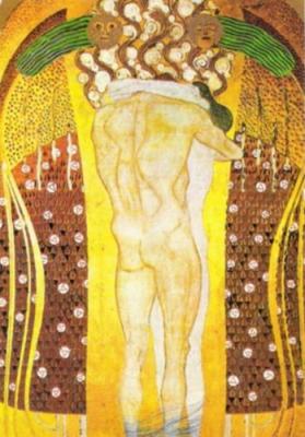 Diesen Kuss der Ganzen Welt art print by Gustav Klimt