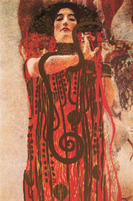 Hygieia art print by Gustav Klimt
