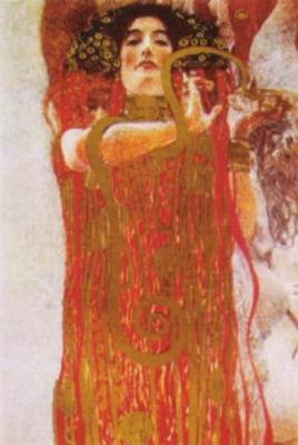 Hygieia art print by Gustav Klimt