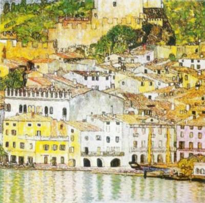 Malcesine sul Garda art print by Gustav Klimt