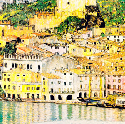 Malcesine sul Garda art print by Gustav Klimt