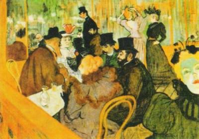 Le Moulin Rouge art print by Henri de Toulouse-Lautrec