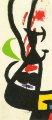 Le chef des equipages art print by Joan Miro