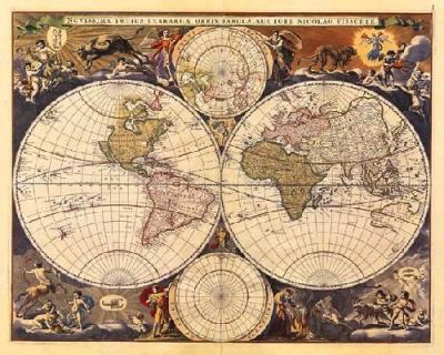 New World Map 17c.