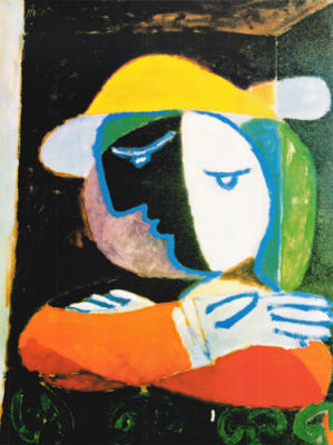 Femme au balcon, 1937 art print by Pablo Picasso