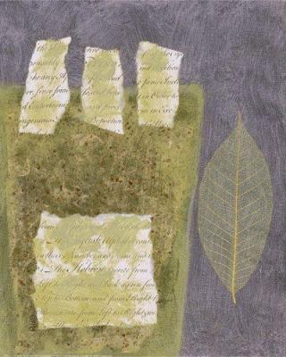 Letter & Leaf IV art print by Rita Vindedzis