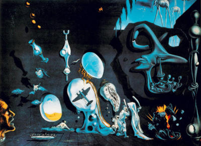 Idylle atomique et uranique melanconique art print by Salvador Dali