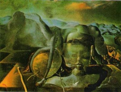 L'�nigme sans fin, 1938 art print by Salvador Dali