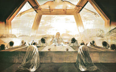 L'ultima cena, 1955 art print by Salvador Dali