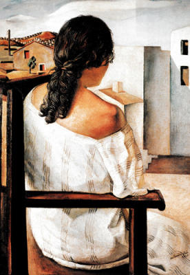 Muchacha de Espalda art print by Salvador Dali