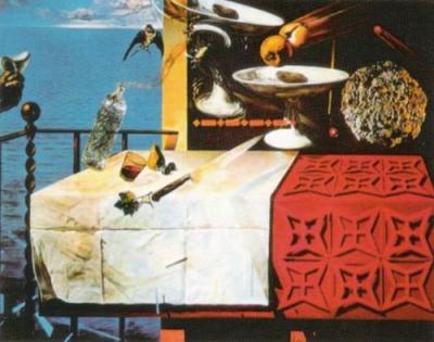 Natura morte vivente, 1956 art print by Salvador Dali