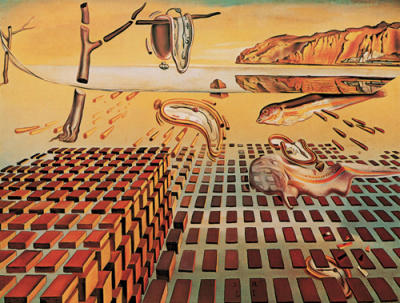 The disintegration of the persistence of memory, 1952 art print by Salvador Dali
