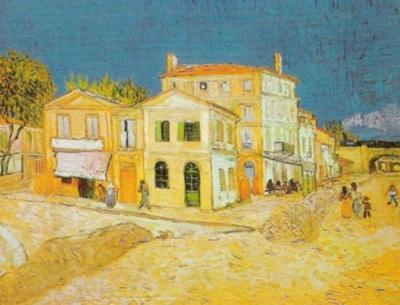 La casa gialla - Arles, 1889 art print by Vincent Van Gogh