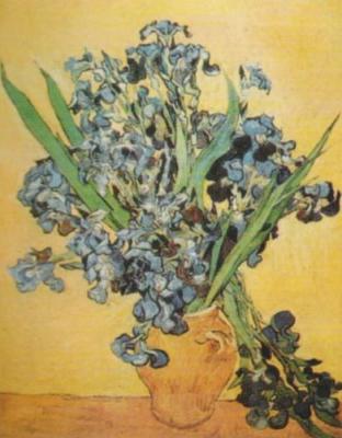 Les Iris art print by Vincent Van Gogh
