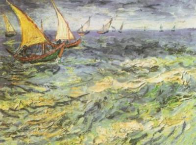 Seascape at Saintes-Maries (View of Mediterranean)