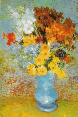 Vaso con margherite e anemoni, 1887 art print by Vincent Van Gogh