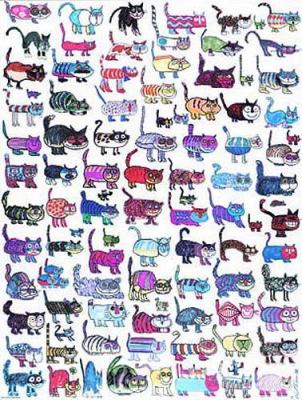 100 Cats And A Mouse art print by Vittorio