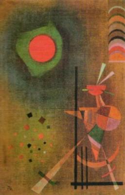 Aufleuchten, 1927 art print by Wassily Kandinsky