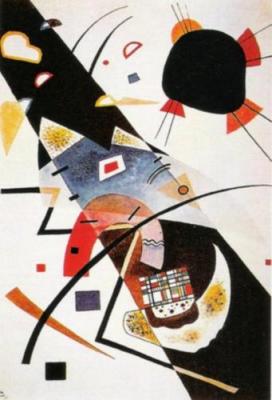 Deux taches noires, 1923 art print by Wassily Kandinsky