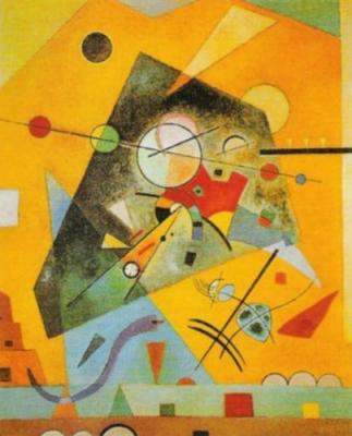 Harmonie Tranquille, 1924 art print by Wassily Kandinsky