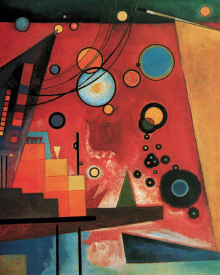 Schweres Rot art print by Wassily Kandinsky