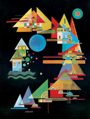 Spitzen und Bogen, 1927 art print by Wassily Kandinsky