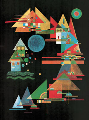 Spitzen und Bogen, 1927 art print by Wassily Kandinsky
