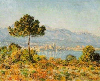 Antibes Seen from the Plateau Notre-Dame art print by Claude Monet