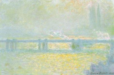 Charing Cross Bridge art print by Claude Monet