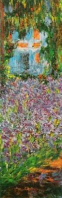 Giardino a Giverny, (detail) art print by Claude Monet
