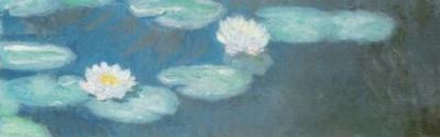 Nymph�as, 1897, (detail) art print by Claude Monet